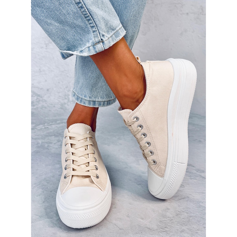 Women's Ebbe Beige sneakers 1