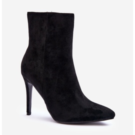 FB2 Black Suede High Heel Boots Eberpia 1 FB2 Black Suede High Heel Boots Eberpia 1