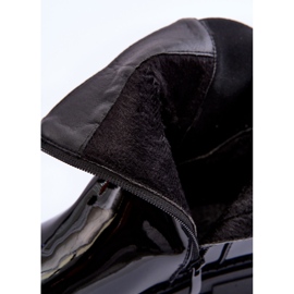 FB2 Lacquered Women's Jodhpur Boots Black Elspetia 2 FB2 Lacquered Women's Jodhpur Boots Black Elspetia 2