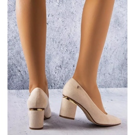 PA1 Beige elegant pumps from Guérette 2