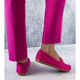 BM Charrette pink loafers with a leather sole 2 BM Charrette pink loafers with a leather sole 2