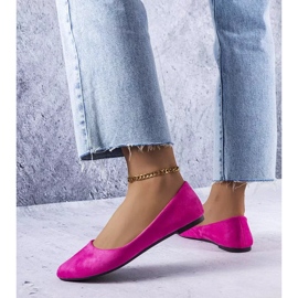 Pink eco-suede ballerinas from Donatien 1