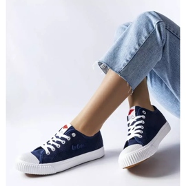 Navy sneakers Lee Cooper LCW-23-44-1645L blue 2 Navy sneakers Lee Cooper LCW-23-44-1645L blue 2