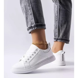 BM White sneakers with Dreux embossing 2