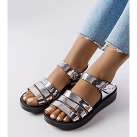 Sandals QT2311-3 Silver Tpu black 1