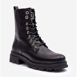 Vinceza Worker Ankle Boots Black Yemannis 1