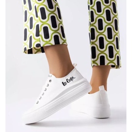 Lee Cooper LCW-23-44-1623L white sneakers 2