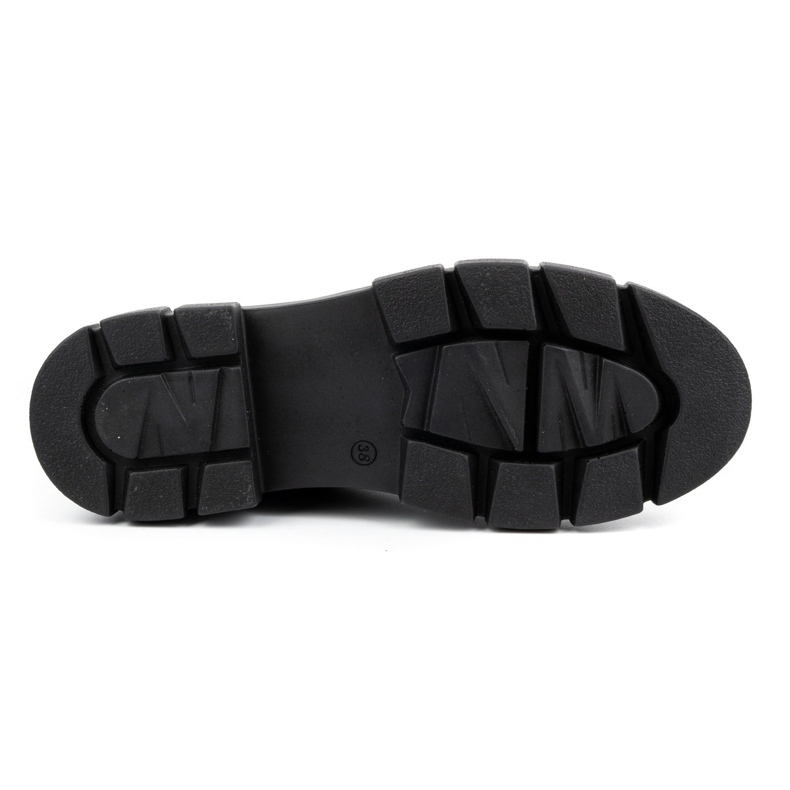 ARS Women's leather shoes on a thick sole with flowers 1163 black 2 ARS Women's leather shoes on a thick sole with flowers 1163 black 2