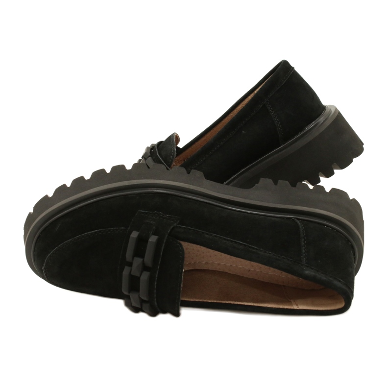 Suede moccasins Filippo DP4792/23 BK SU black 4