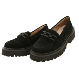 Suede moccasins Filippo DP4792/23 BK SU black 2