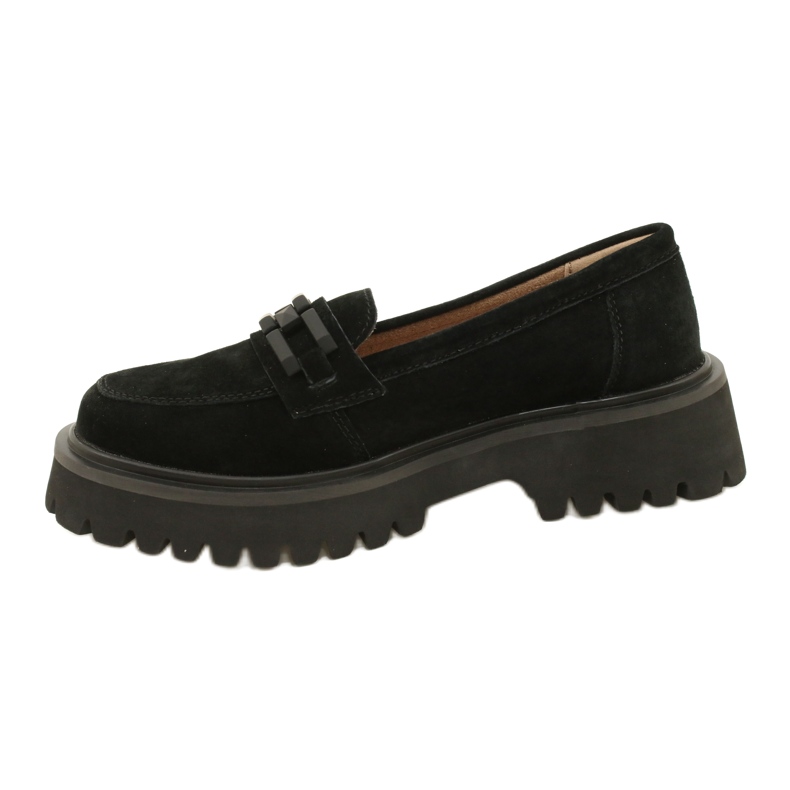 Suede moccasins Filippo DP4792/23 BK SU black 1