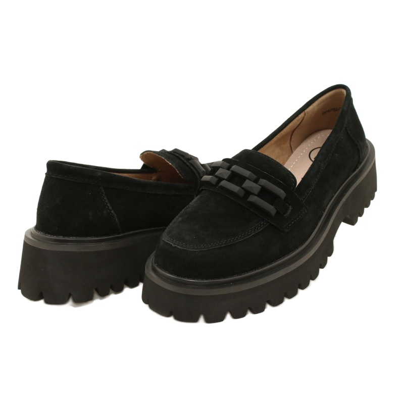 Suede moccasins Filippo DP4792/23 BK SU black 3