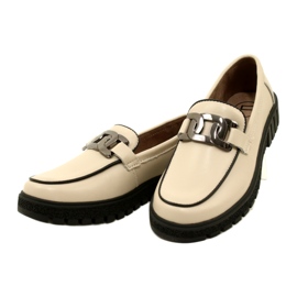 Stylish Leather Women's Shoes Filippo DP4728/23 BE beige 2