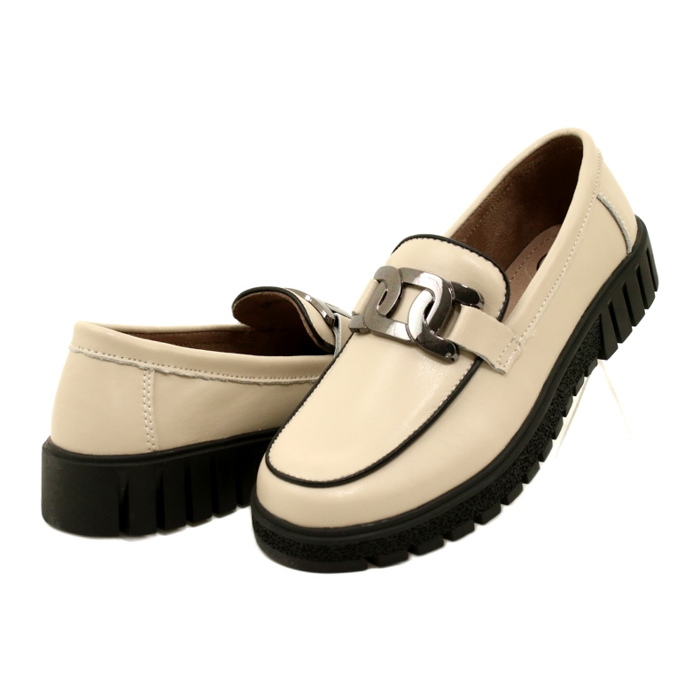 Stylish Leather Women's Shoes Filippo DP4728/23 BE beige 3 Stylish Leather Women's Shoes Filippo DP4728/23 BE beige 3