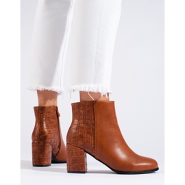 Shelovet brown ankle boots 1 Shelovet brown ankle boots 1