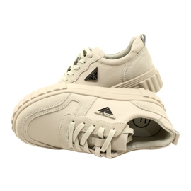 Beige leather Creepers Filippo DP4913/23 BE beige 4 Beige leather Creepers Filippo DP4913/23 BE beige 4