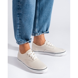 SHELOVET Women's sneakers beige 1