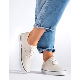 SHELOVET Women's sneakers beige 2