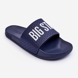 Men's Flip-Flops Big Star MM174321 Navy Blue 1
