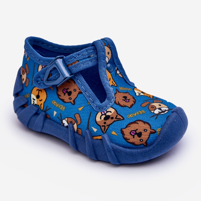 BEFADO S.A. Befado Animals Slippers Shoes 110P478 Blue 1
