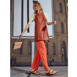 Birkenstock Arizona Shearling Mink W 1001135 flip-flops brown 2