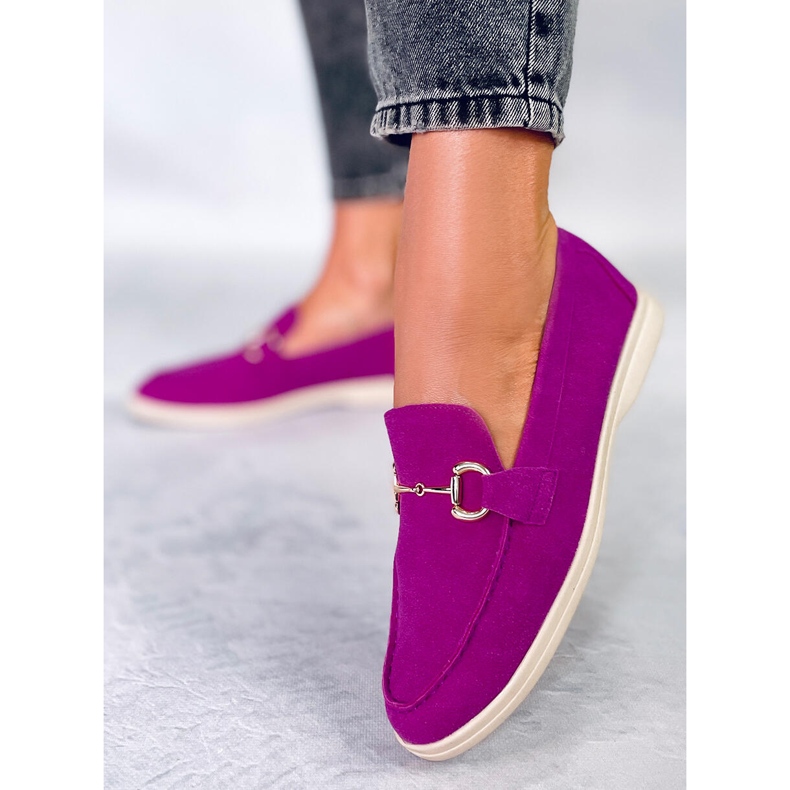 Women's loafers Milva Fuchsia pink 1