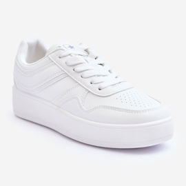 PE1 Women's Sports Shoes On Platform White Pudina 1