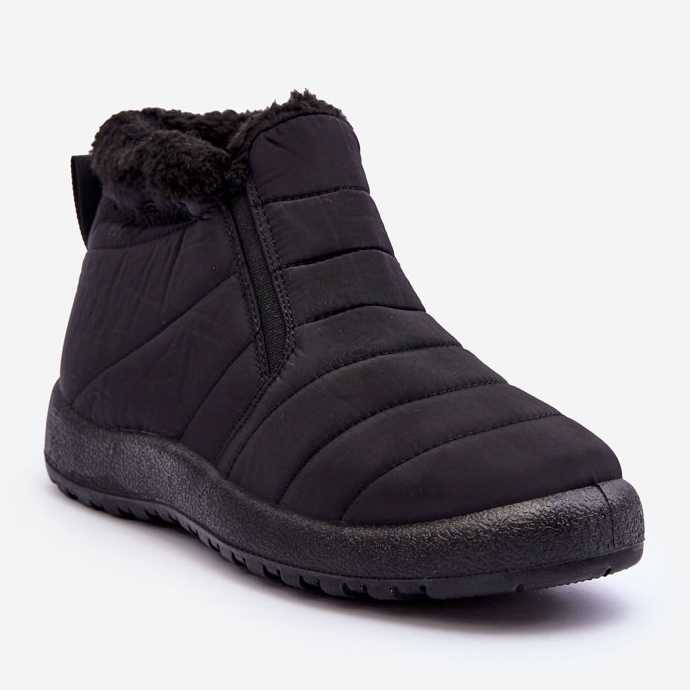 Insulated Low Women's Snow Boots Black Enmore 1