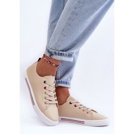 PE1 Women's Leather Sports Shoes Beige Mosaia 1 PE1 Women's Leather Sports Shoes Beige Mosaia 1