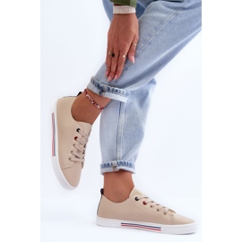 PE1 Women's Leather Sports Shoes Beige Mosaia 2 PE1 Women's Leather Sports Shoes Beige Mosaia 2