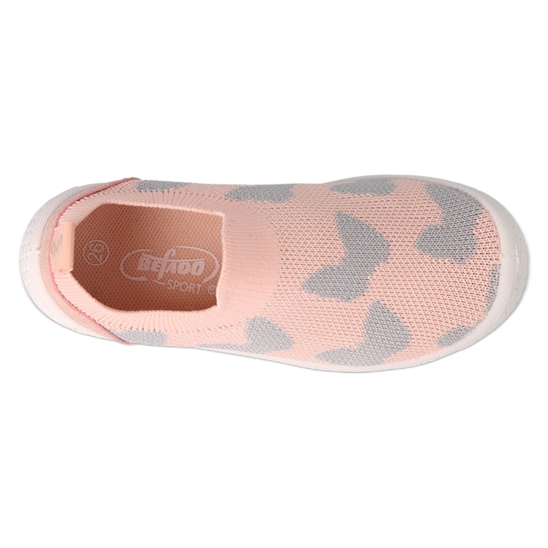 Befado pink and gray children's shoes 102X002 3