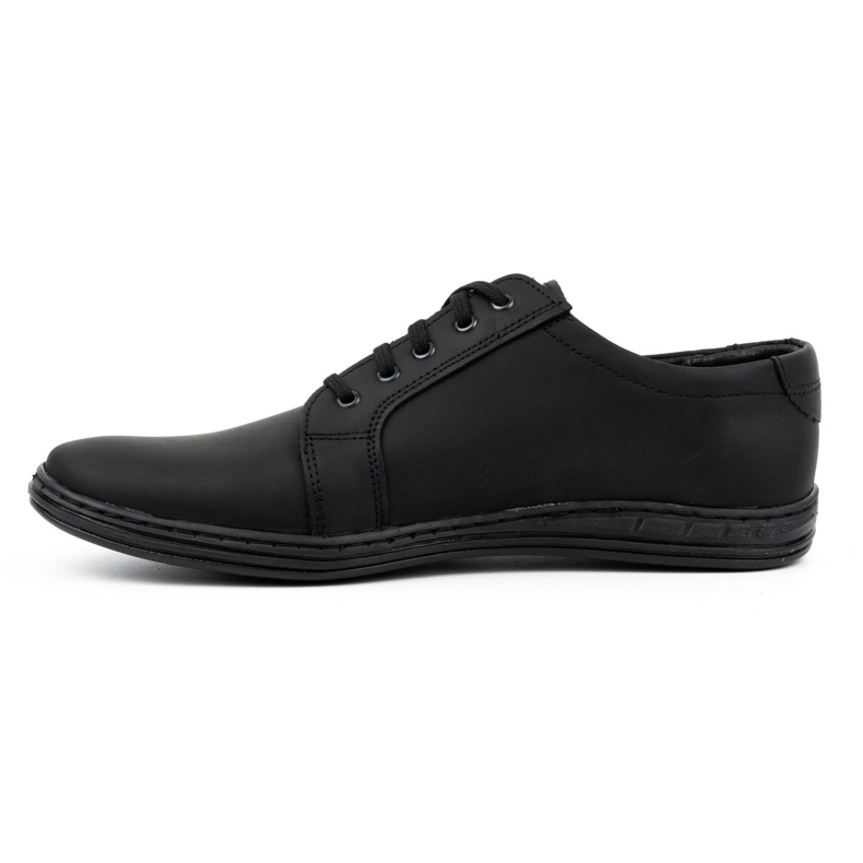 Polbut Men's leather lace-up shoes 320N, black 1 Polbut Men's leather lace-up shoes 320N, black 1