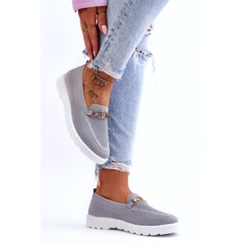 PM1 Women's Slip-On Embellished Sneakers Gray Alena grey 2