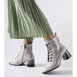 Inna Gray insulated ankle boots from Vinceza grey 1