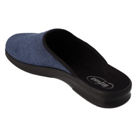 Befado men's pu slippers 548M033 navy blue 2