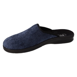 Befado men's pu slippers 548M033 navy blue 1
