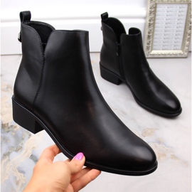 Women's insulated Chelsea boots, black, Sergio Leone BT606 1