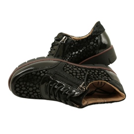 Filippo DP4912/23 BK leather sneakers, black 4