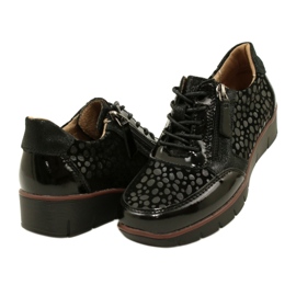 Filippo DP4912/23 BK leather sneakers, black 3