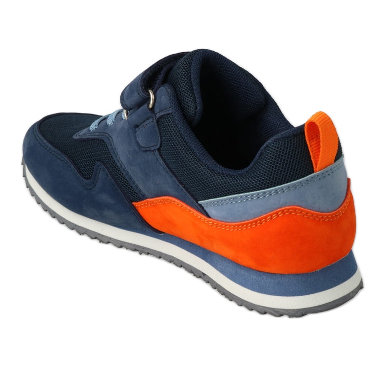 Befado children's shoes with Velcro, navy blue 3