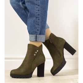 Castaneda suede green boots on the post 1 Castaneda suede green boots on the post 1