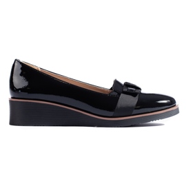 Lacquered ballerinas VINCEZA black 1