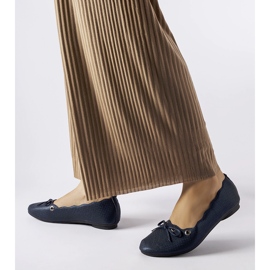 Navy blue Toft ballet flats 1 Navy blue Toft ballet flats 1