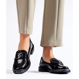 Black lacquered Shelovet women's shoes 2 Black lacquered Shelovet women's shoes 2