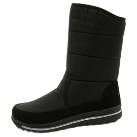 Women's insulated snow boots progress progj-22-128 black 2