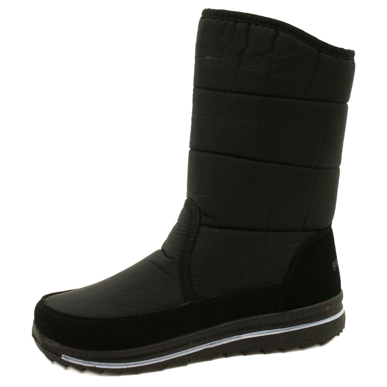 Women's insulated snow boots progress progj-22-128 black 2