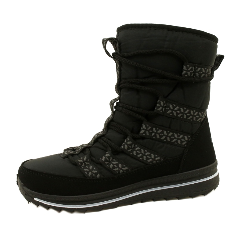 Women's snow boots progress progj-20-02 black boots 1