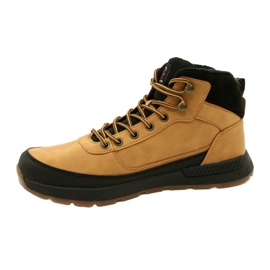 Men's winter hiking boots Lee Cooper LCJ-23-31-3047M Camel yellow 1