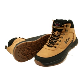 Men's winter hiking boots Lee Cooper LCJ-23-31-3047M Camel yellow 4