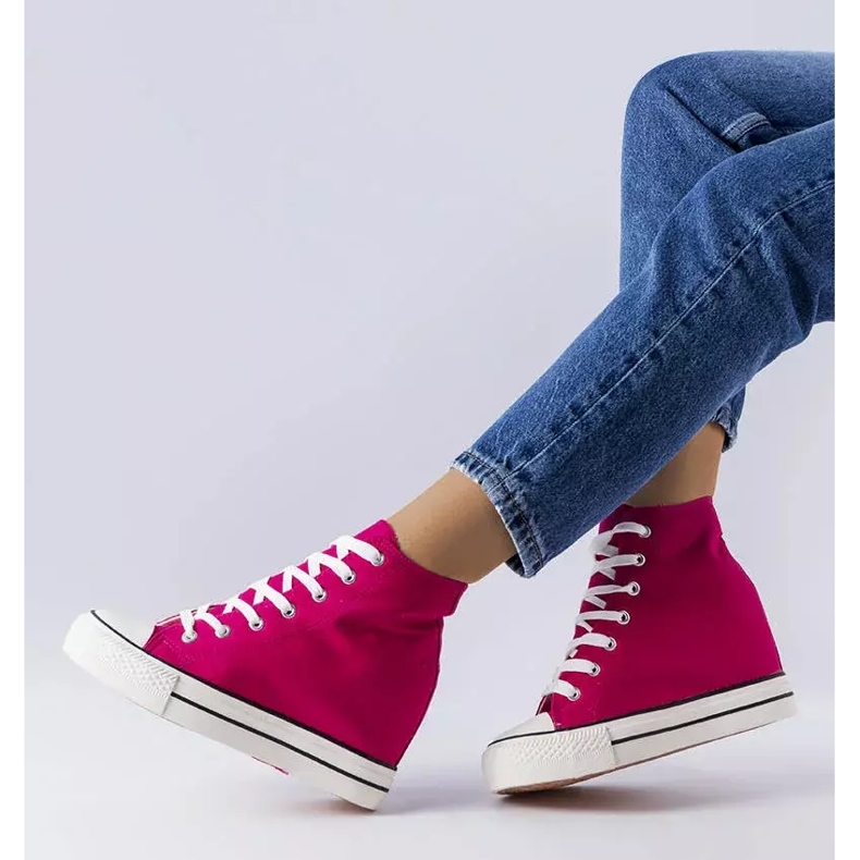 BM Pink wedge sneakers from Spaventa 2